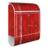 Фото #6 товара Почтовый ящик banjado с красными деревянными лагами из стали