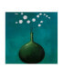 Фото #1 товара Pablo Esteban Green Vase Over Blue Canvas Art - 15.5" x 21"