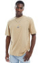 Фото #1 товара HUGO BLUE relaxed t-shirt in beige