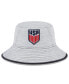 Фото #2 товара Men's Gray USMNT Game Bucket Hat