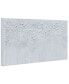 Фото #2 товара White Snow A Textured Metallic Hand Painted Wall Art by Martin Edwards, 24" x 48" x 1.5"