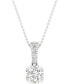 ფოტო #1 პროდუქტის Diamond Pendant 18" Necklace (1/3 ct. t.w.) in 14K White Gold