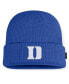 Фото #1 товара Men's Royal Duke Blue Devils On-Field Terra Waffle Cuffed Knit Hat