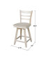 Emily Counter Height Stool with Swivel and Auto Return