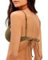 ViX 299792 Women's Firenze Kira Flora Bikini Top, Olive Size LG