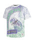 Men's White Seattle Seahawks Big and Tall Allover Print T-shirt