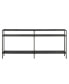 Фото #4 товара Sivil 64" Console Table with Shelves