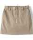 Big Girls School Uniform Active Performance Chino Skort Top of the Knee