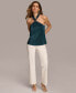 ფოტო #5 პროდუქტის Women's Micro-Pleat Halter Top