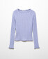 ფოტო #4 პროდუქტის Women's Ribbed Knit Sweater