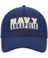 Фото #3 товара Men's Navy Navy Midshipmen Positraction Snapback Hat