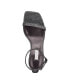 ფოტო #4 პროდუქტის Women's Yess Square Toe Tapered Heel Dress Sandals