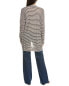 Фото #2 товара Monrow Stripe Sweater Cardigan Women's