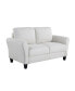 Фото #3 товара 57.9" Microfiber Wilshire Loveseat with Rolled Arms