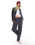 Vero Moda wide leg trouser co-ord in navy pinstripe