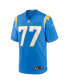 Men's Zion Johnson Powder Blue Los Angeles Chargers 2022 NFL Draft First Round Pick Game Jersey