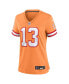 Фото #3 товара Women's Mike Evans Orange Tampa Bay Buccaneers Throwback Game Jersey