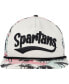 ფოტო #2 პროდუქტის Men's Cream Michigan State Spartans High Tide Golfer Snapback Hat