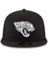 Фото #4 товара Jacksonville Jaguars Chase Black White 59Fifty Fitted Cap