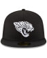 ფოტო #4 პროდუქტის Jacksonville Jaguars Chase Black White 59Fifty Fitted Cap