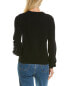 Фото #2 товара Autumn Cashmere Sequin Pointelle Cashmere Sweater Women's Black S