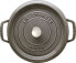 STAUB Garnek żeliwny okrągły 40500-246-0 3 8 l grafitowy