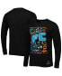 Men's Black Charlotte FC Papel Picado Long Sleeve T-shirt Черный, XL - фото #4