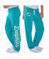 ფოტო #1 პროდუქტის Women's Aqua Miami Dolphins Scrimmage Fleece Pants