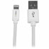 StarTech.com 2 m (6 ft.) USB to Lightning Cable - Long iPhone / iPad / iPod Charger Cable - Lightning to USB Cable - Apple MFi Certified - White - 2 m - Lightning - USB A - Male - Male - White