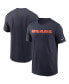 Men's Navy Chicago Bears Team Wordmark T-shirt