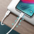 Kabel przewód do iPhone MFi USB-C - Lightning 20W 3A 1m biały