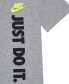 ფოტო #4 პროდუქტის Toddler Boys Just Do It T-shirt and Shorts, 2 Piece Set