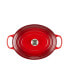 Фото #3 товара 9.5-Qt. Signature Enameled Cast Iron Oval Dutch Oven