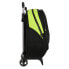 Фото #3 товара Школьный рюкзак с колесиками Real Betis Balompié Чёрный лимонный 32 x 44 x 16 cm