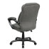 Фото #2 товара High Back Gray Microfiber Contemporary Executive Swivel Chair With Arms