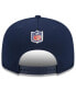 Бейсболка с напечатанным логотипом New England Patriots от New Era - Новая эра для мужчин 9FIFTY NFL 2023 Training Camp_NAVY. - фото #4