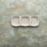 поднос для закусок Bidasoa Ikonic Серый Пластик меламин 28,6 x 10,9 x 3,1 cm (12 штук) (Pack 12x)