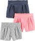 Simple Joys by Carter's Baby Girls' Shorts (Pack of 3)