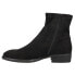 Фото #5 товара VANELi Henson Round Toe Zippered Booties Womens Black Casual Boots 310530