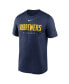 Фото #2 товара Men's Navy Milwaukee Brewers Knockout Legend Performance T-Shirt