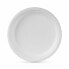 Фото #3 товара Набор посуды Algon Одноразовые Белый Сахарный тростник 25 cm (24 штук)