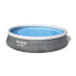 Inflatable pool Bestway Grey 7340 L 396 x 84 cm
