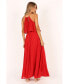 Women's Gia Pleated Halterneck Maxi Dress