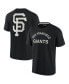 Men's and Women's Black San Francisco Giants Super Soft Short Sleeve T-shirt