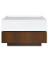 Фото #2 товара 360° Rotatable Coffee Table with 2 Drawers