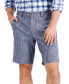 Фото #1 товара Men's 9" Stretch Chambray Shorts, Created for Macy's