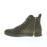 Фото #5 товара Diesel Zip-Round S-Nentish Mens Green Leather Lifestyle Sneakers Shoes 8.5