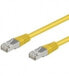 Wentronic CAT 5e Patch Cable - F/UTP - yellow - 20 m - Cat5e - F/UTP (FTP) - RJ-45 - RJ-45