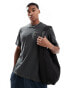 Фото #1 товара Superdry Contrast stitch pocket t-shirt in washed black