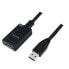 Фото #2 товара LogiLink 5.0m USB 3.0 M/F - 5 m - USB A - USB A - USB 3.2 Gen 1 (3.1 Gen 1) - Male/Female - Black